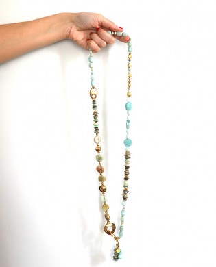 COLLAR MENORCA AMAZONITA
